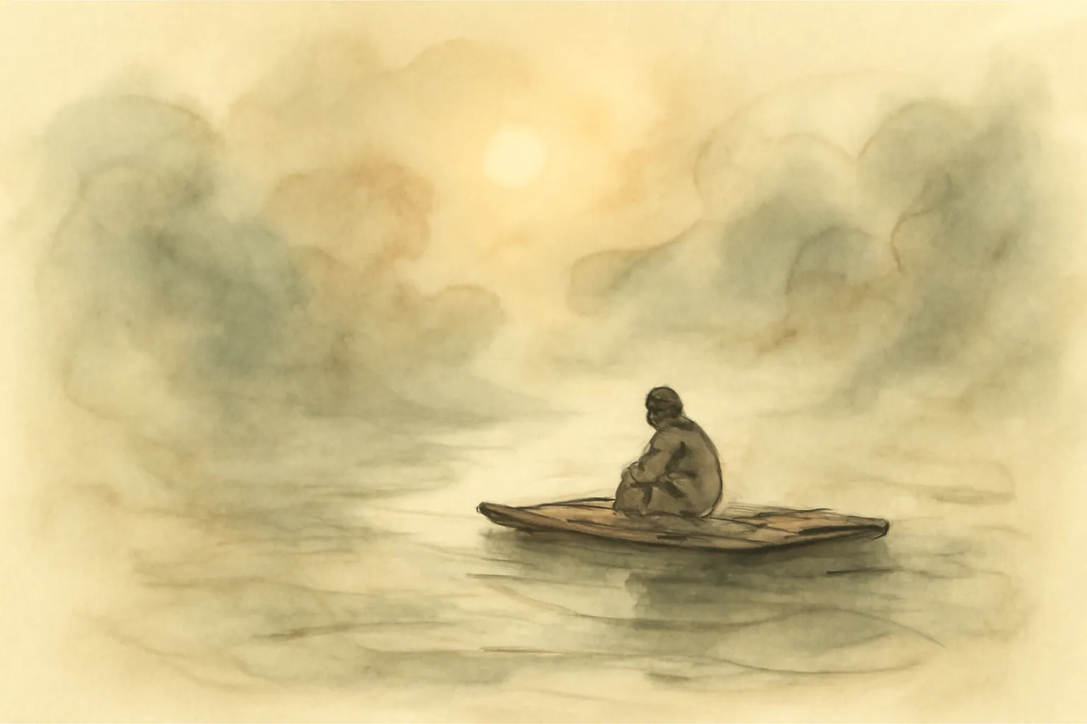 Ilustración de La balsa