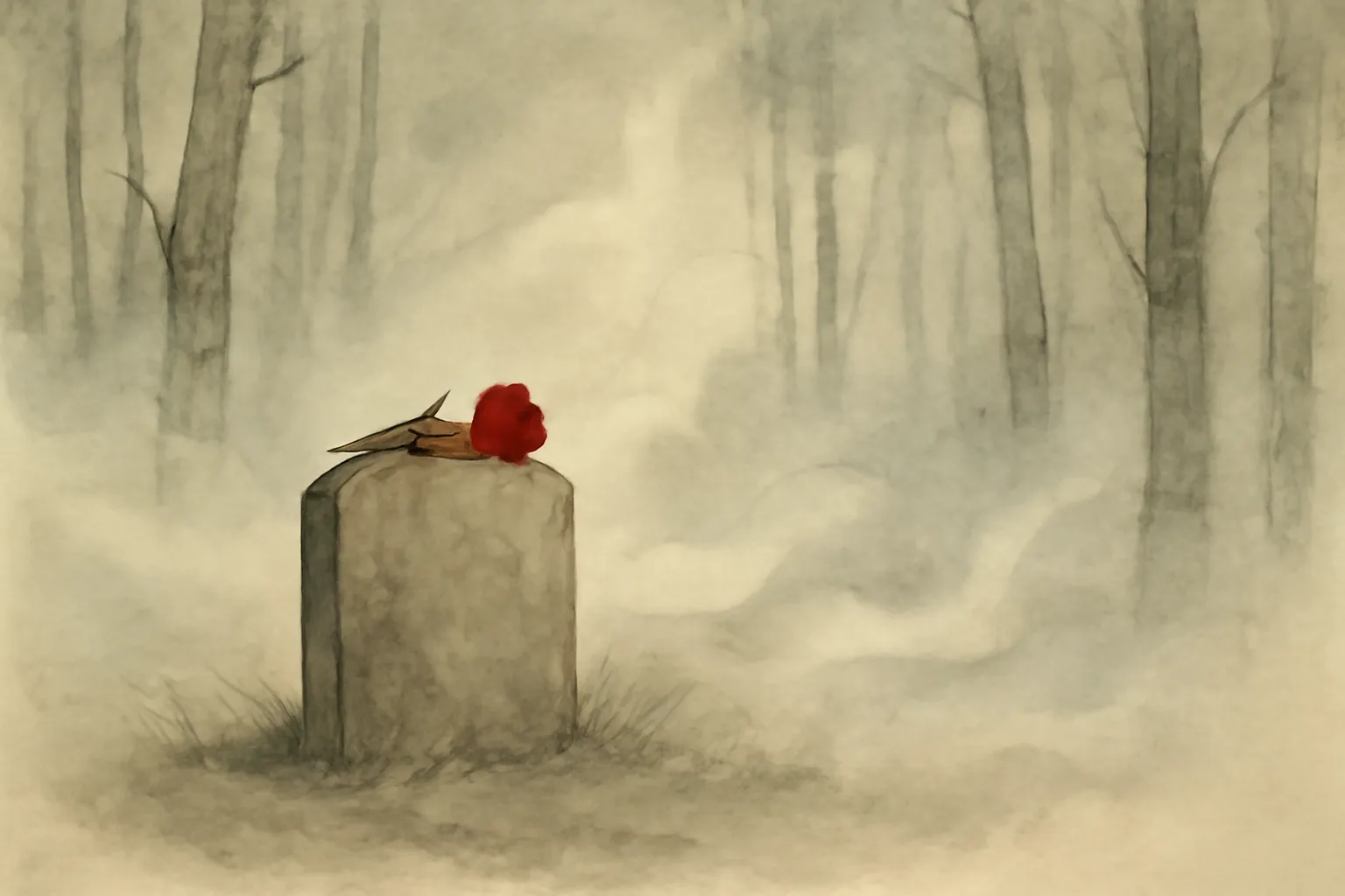 Illustration for The Red Parts
