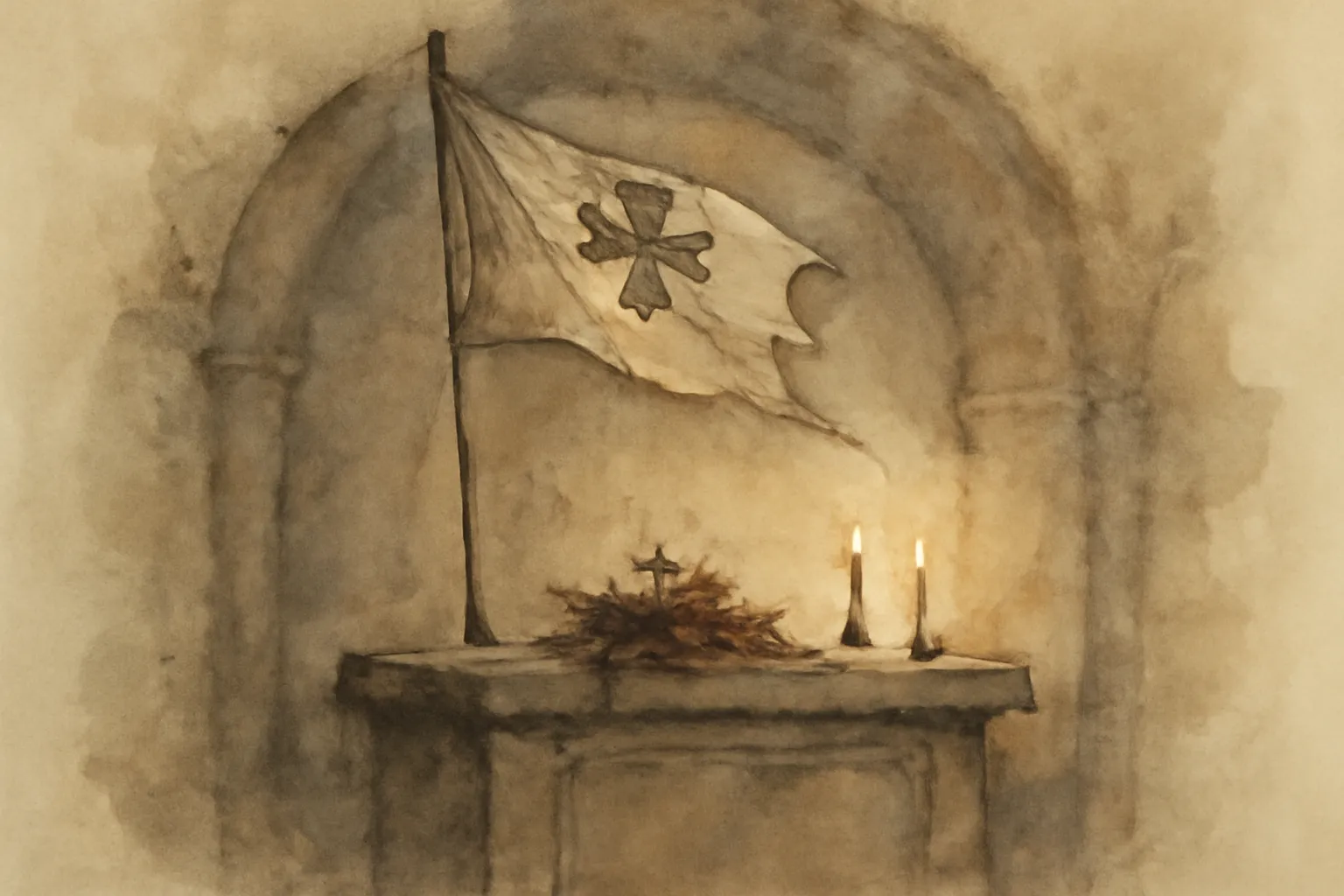 Illustration from The Scourge of God: A Romance of Religious Persecution