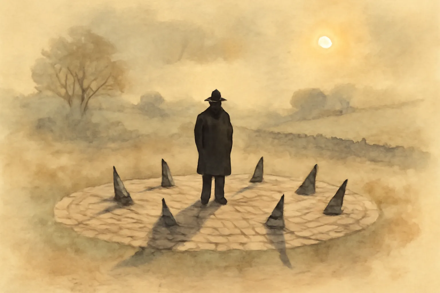 Ilustración de El misterio de los siete relojes