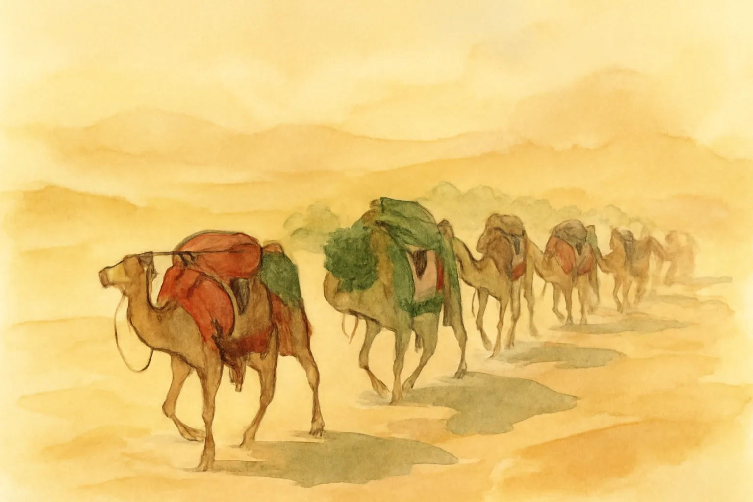 Illustration for The Silk Roads