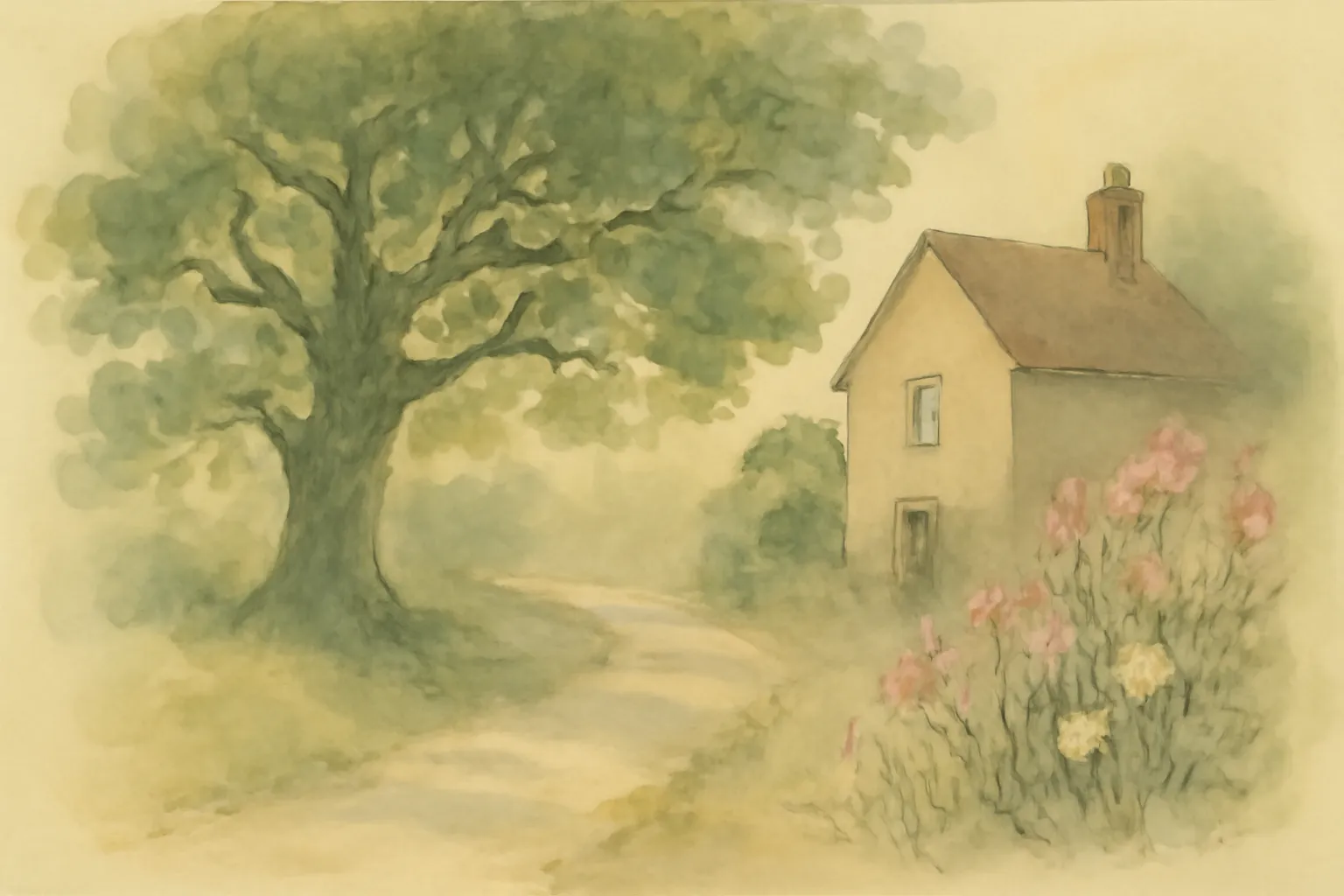 Ilustración de La casita de Allington