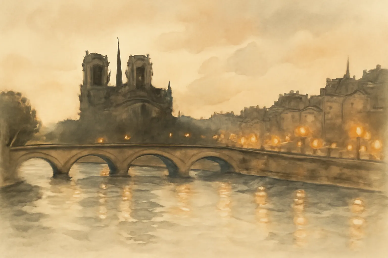 Illustration from The Story of Paris