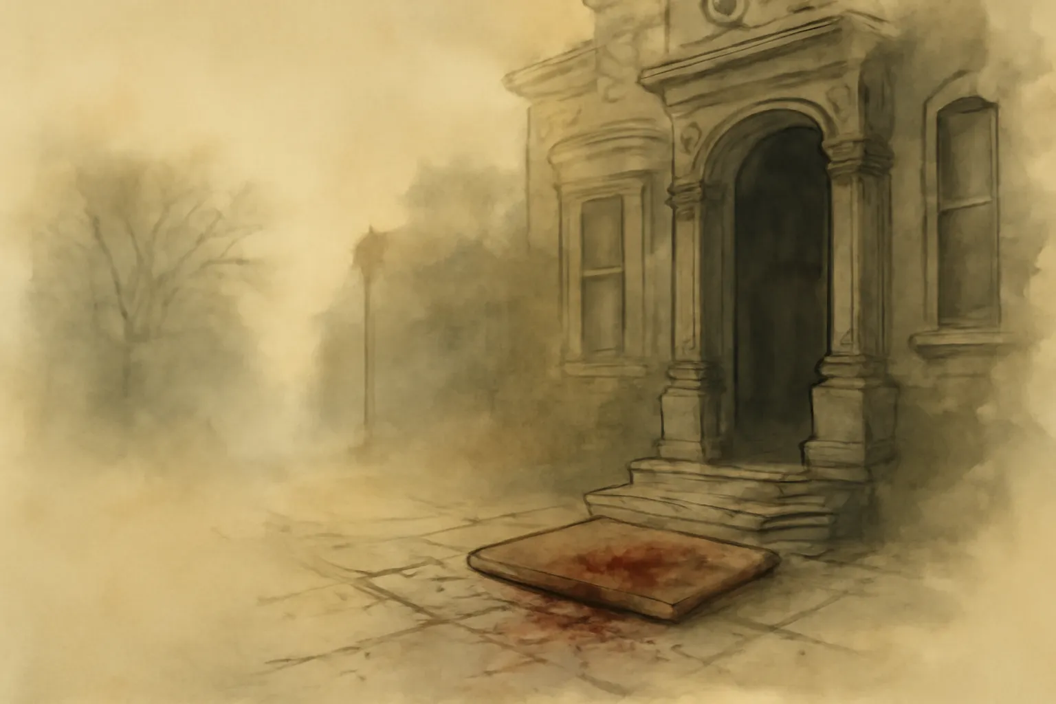Ilustración de El extraño caso de Mortimer Fenley