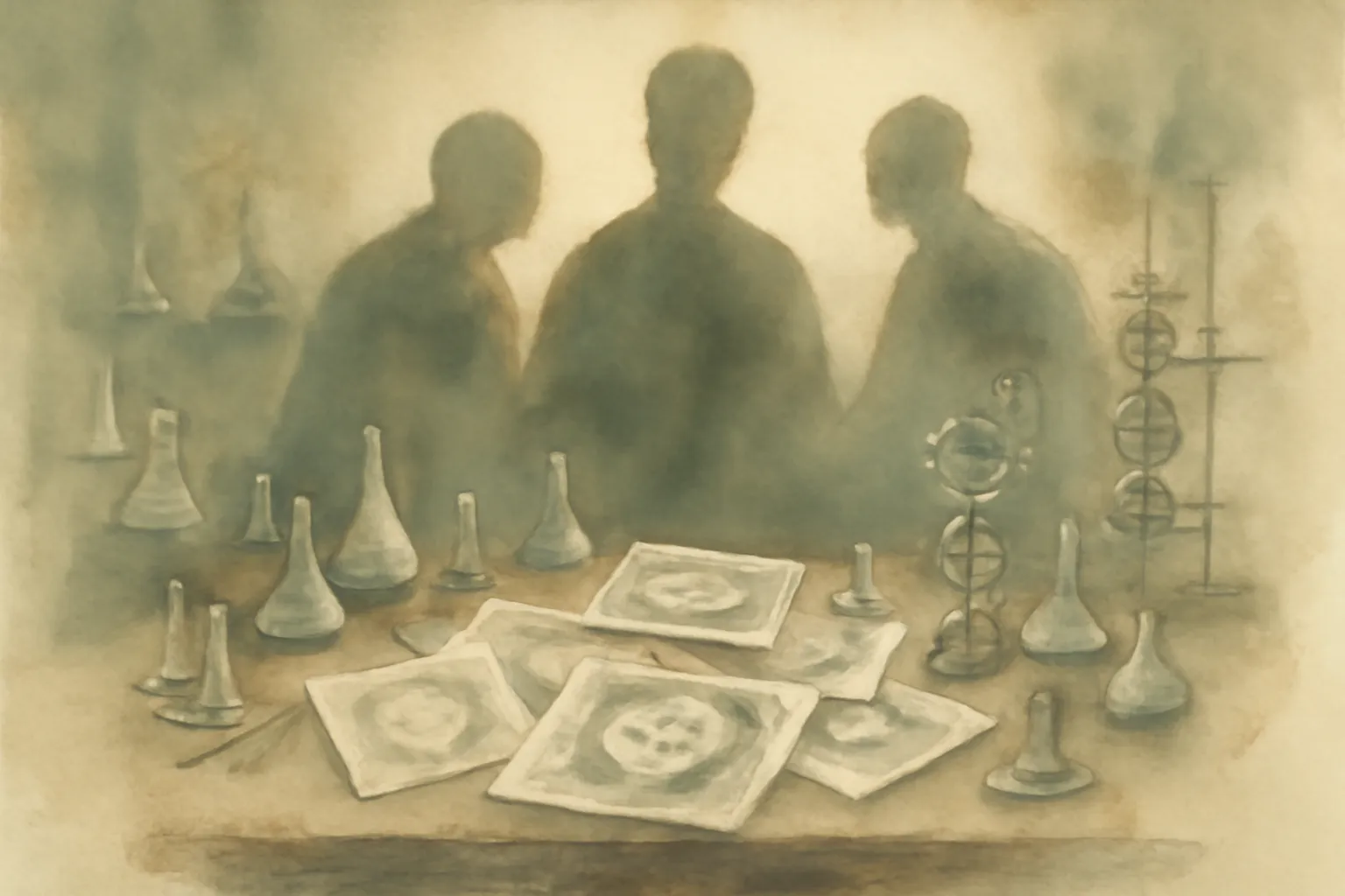 Illustration for The Third Man of the Double Helix