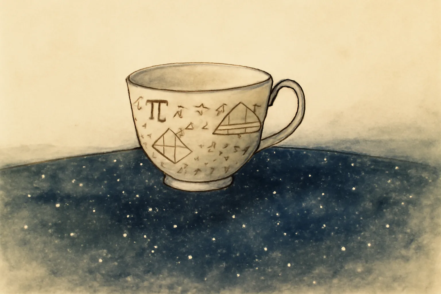 Illustration for The Universe and the Teacup: The Mathematics of Truth and Beauty
