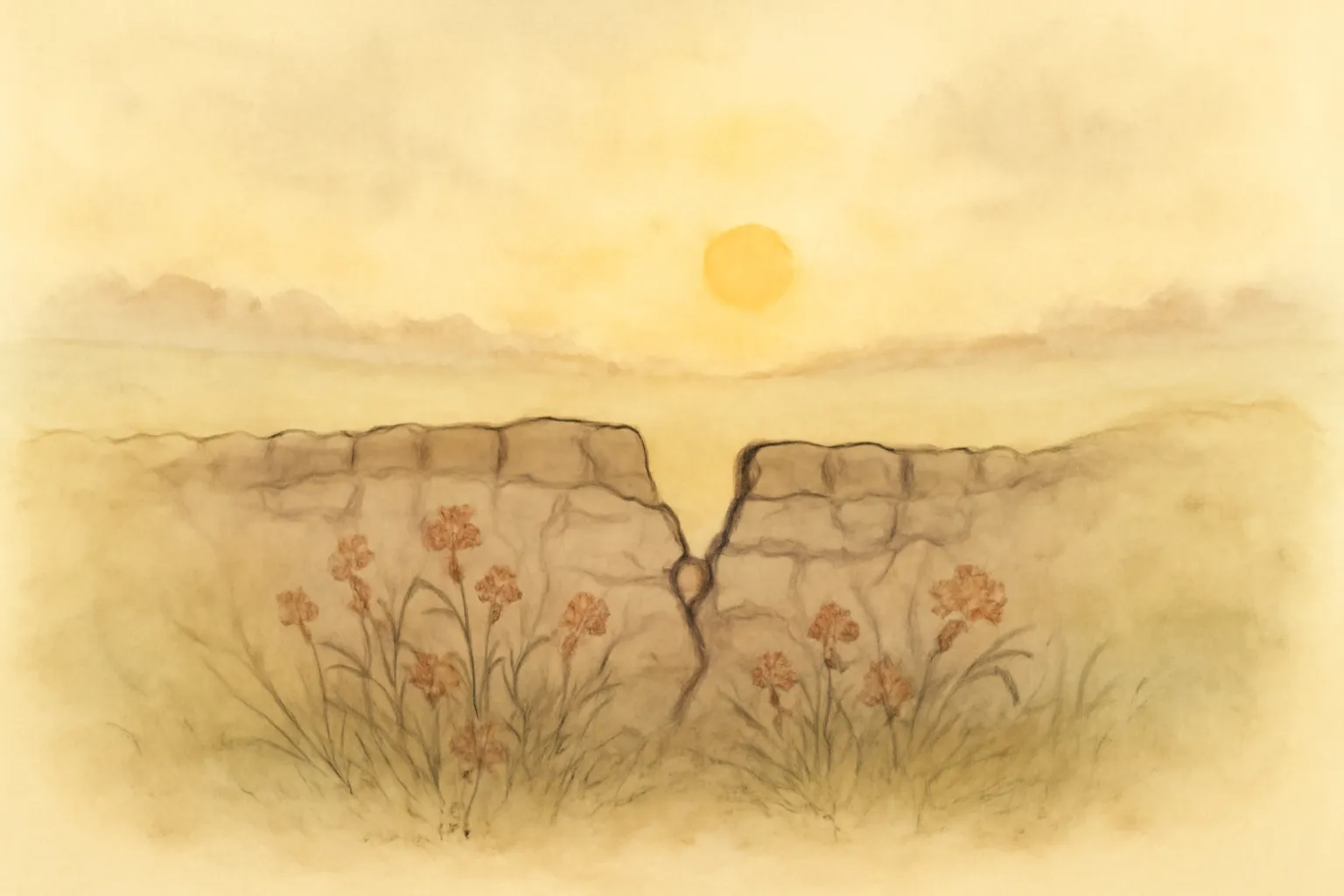 Illustration from The Wall Between