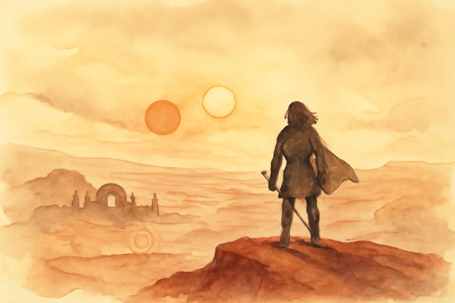Illustration from The warlord of Mars