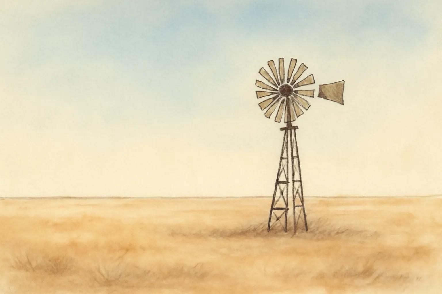 Illustration from The Wind Before the Dawn