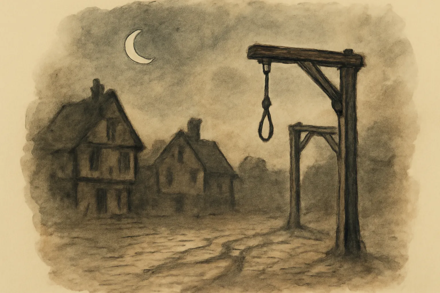 Illustration from The Witch of Salem; or, Credulity Run Mad