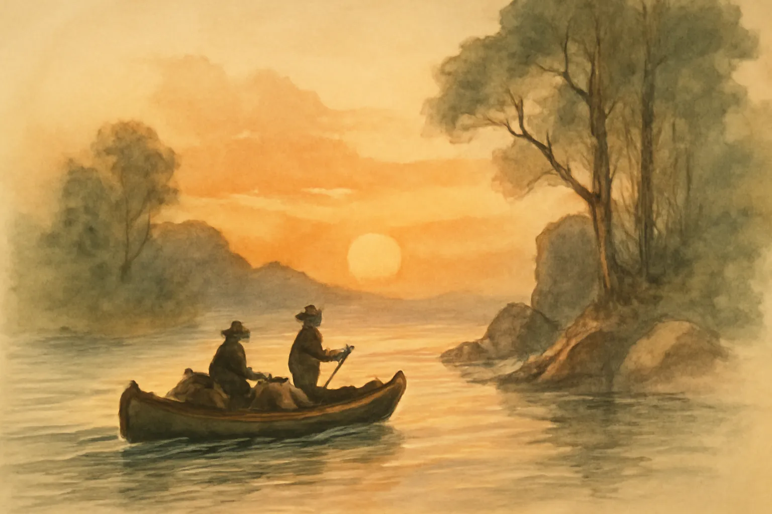 Illustration from The Young Alaskans on the Missouri