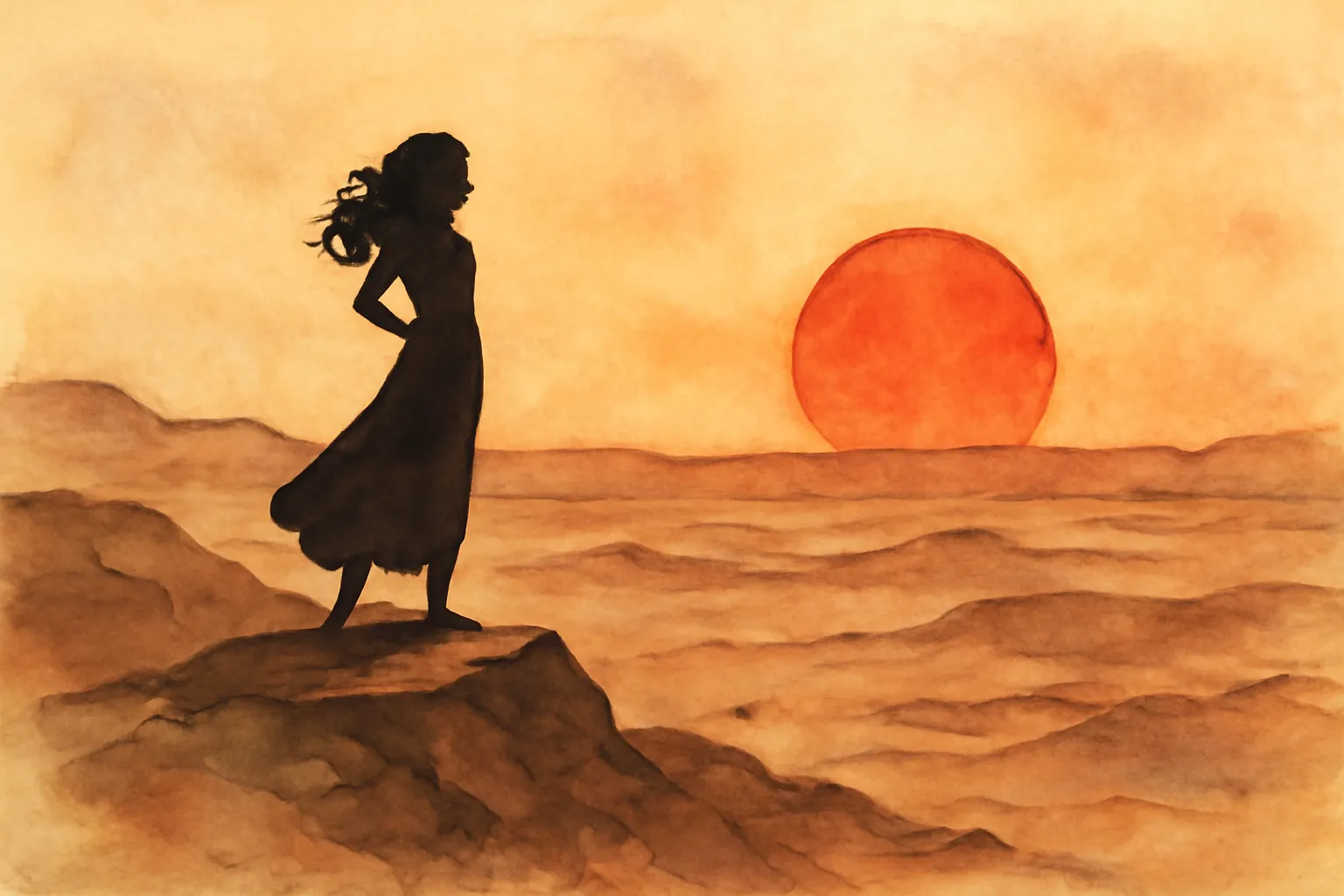 Ilustración de Thuvia, doncella de Marte