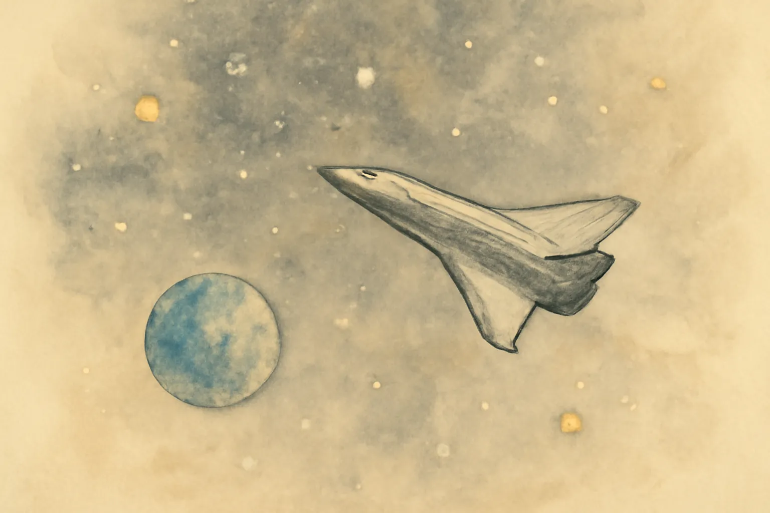 Ilustración de A Marte a través de la Luna: Una historia astronómica