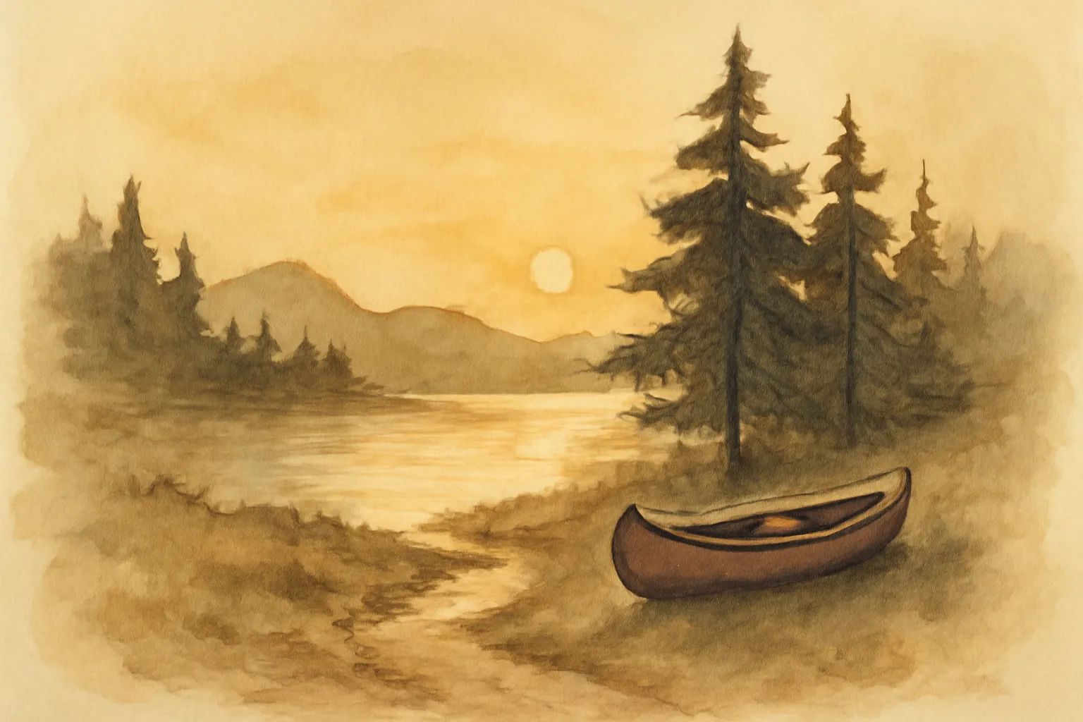 Ilustración de Dos en el sendero: Una historia del lejano noroeste