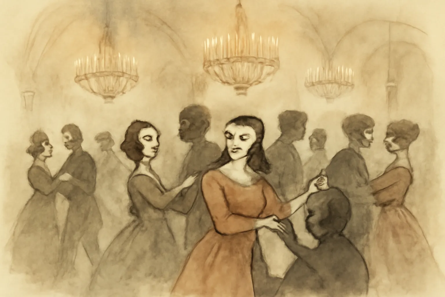 Ilustración de La feria de las vanidades