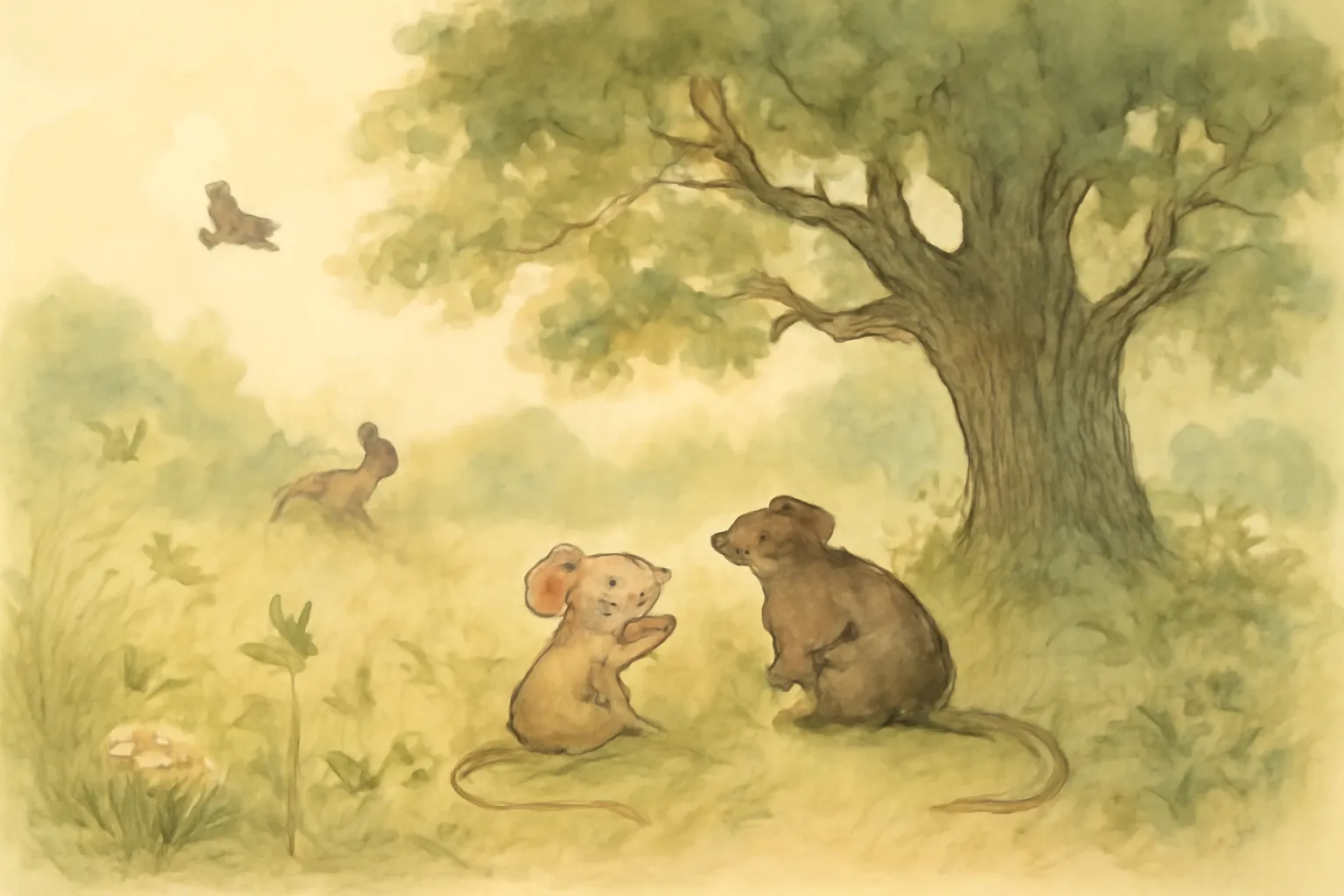 Ilustración de Wee Tim'rous Beasties: Estudios sobre la vida y el carácter animal