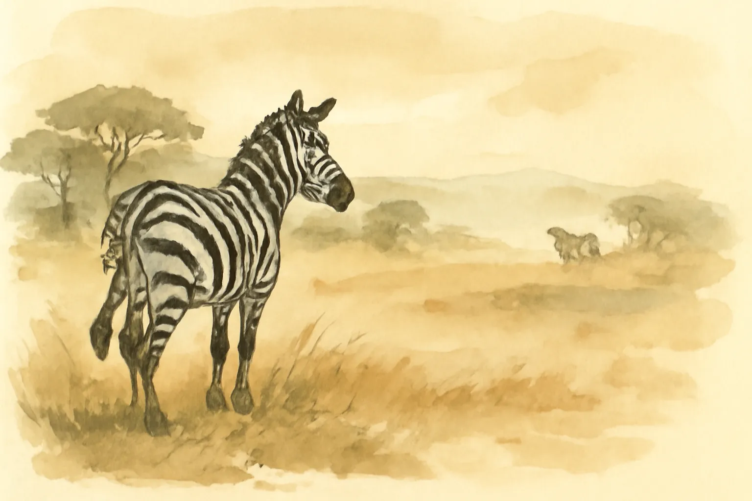 Illustration for Why Zebras Don't Get Ulcers