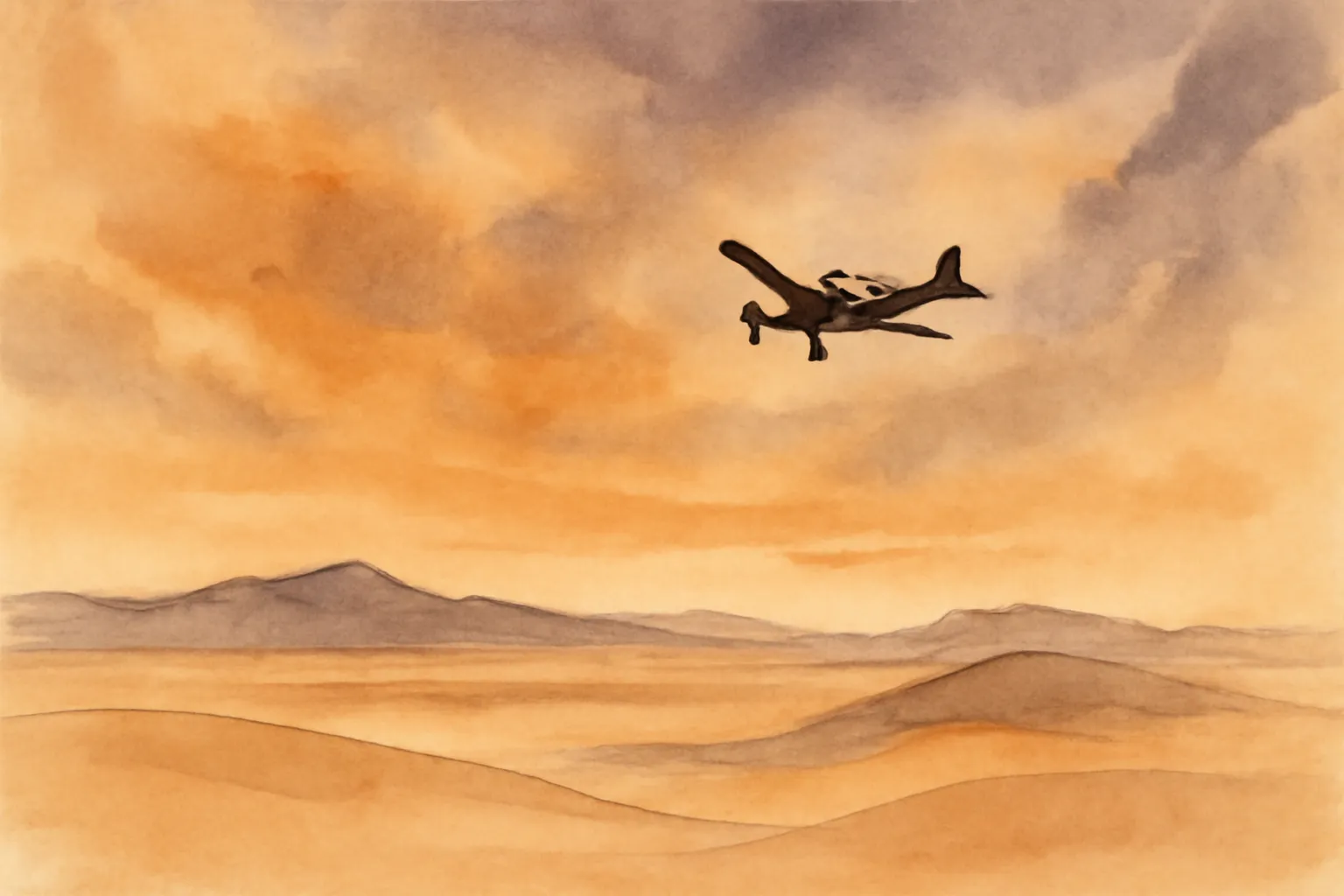 Illustration for Wind, Sand and Stars