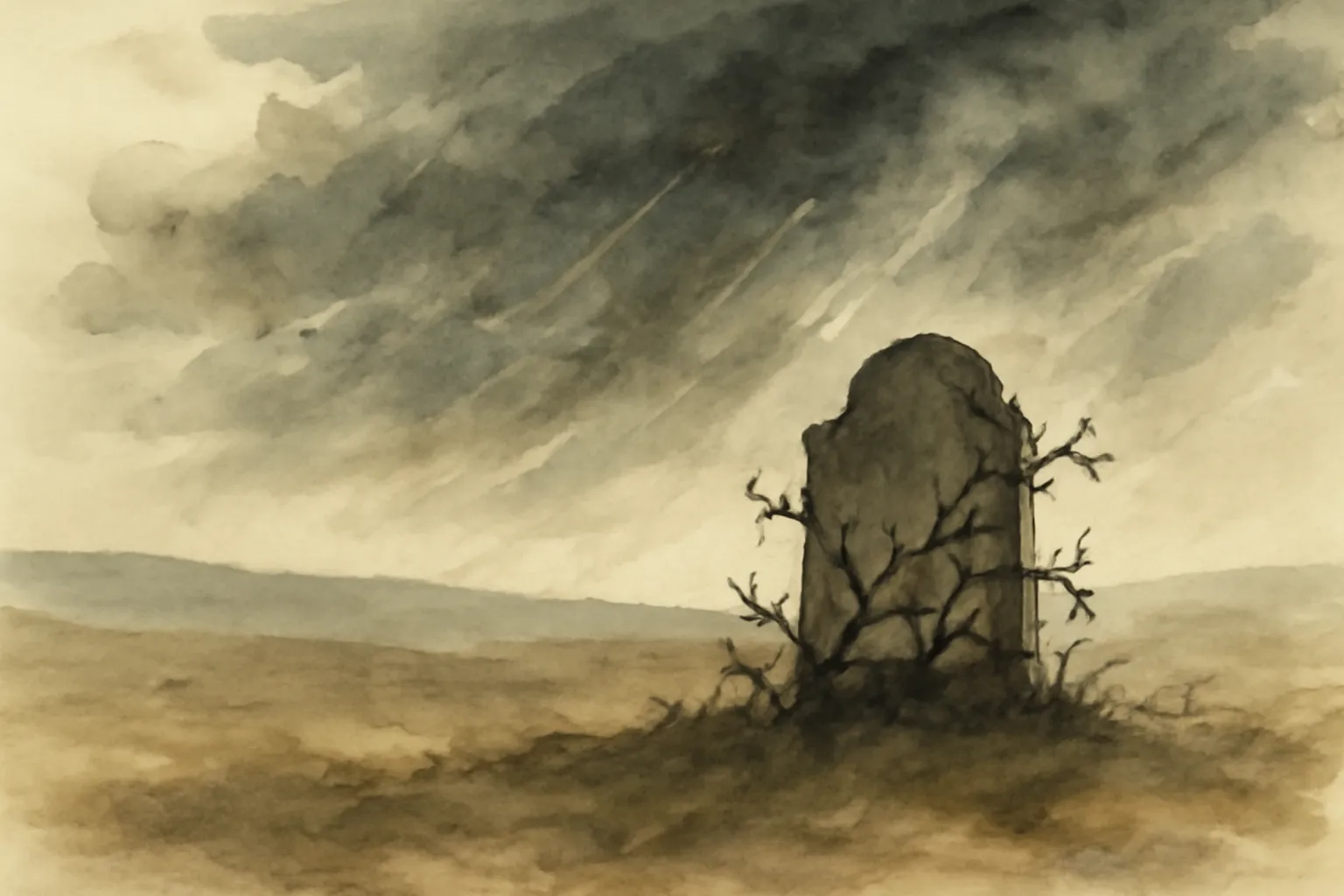 Ilustración de Cumbres borrascosas